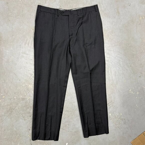 Canali Suit Made in Italy Grey Birdseye Wool 2pc 42 L 36x31 - Picture 13 of 16